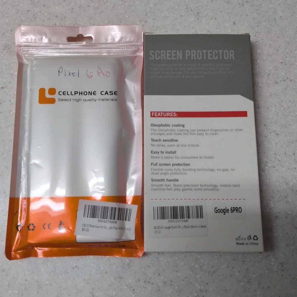 Clear Phone Case And Premium Screen Protector for Google Pixel 6 Pro